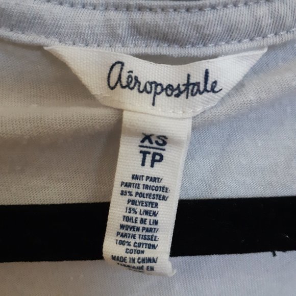 Aeropostale Grey Tank with Front Tie Size XS - Picture 3 of 4